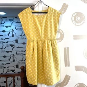 Steven Alan - Fairchild Dress in Mustard Floral
